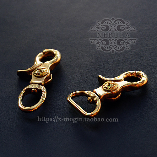 diy黄铜唐草财布扣