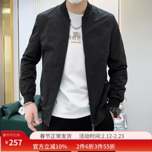 VMEN威曼秋新款立领薄夹克外套男潮流个性百搭韩版棒球服V022J820