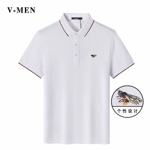 刺绣休闲短袖翻领威曼夏季