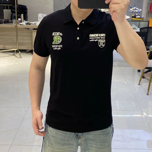 VMEN威曼2025夏季新款男士翻领短袖T恤时尚休闲潮流上衣POLO衫男