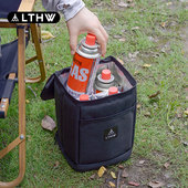 LTHW旅腾户外长气罐收纳包长气瓶加厚黑色防撞包卡式 气储存隔热包