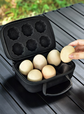LTHW旅腾户外加厚防震鸡蛋盒露营防碎蛋托防撞保护便携硬质收纳盒