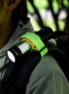 LTHW旅腾WUJIE手电固定带套防滑稳定徒步夜爬钓鱼多功能背包外挂