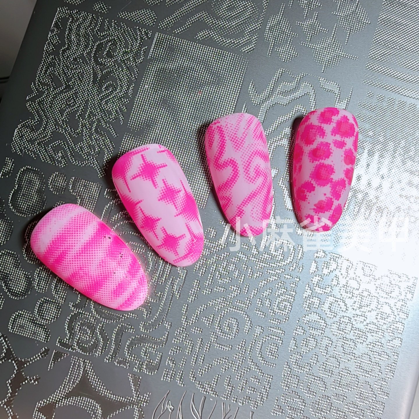 美甲印花板像素线条转印钢板预制贴纸款式模板精细花纹,彩妆/香水/美妆工具,美甲工具,淘宝优惠券,粉丝福利购,淘宝优惠卷