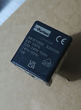派克483510S6 XS03S6 ED100%220-240V 9W电磁阀气动控制阀线圈