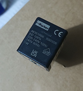 派克483510S6 XS03S6 ED100%220-240V 9W电磁阀气动控制阀线圈
