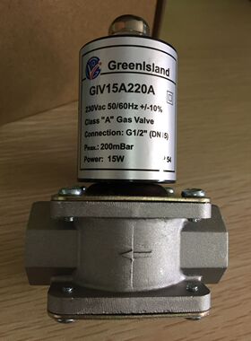 Greenisiand燃气电磁阀GIV10A220A/GIV15A220A