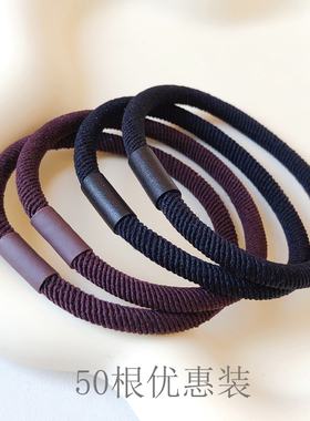 头绳2023年新款高弹力橡皮筋女扎头发绳头饰耐用不伤发简约绑发圈