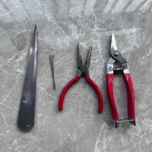 手工编织包包专用工具套装全套扁藤条剪刀尖嘴钳子带夹子穿线针