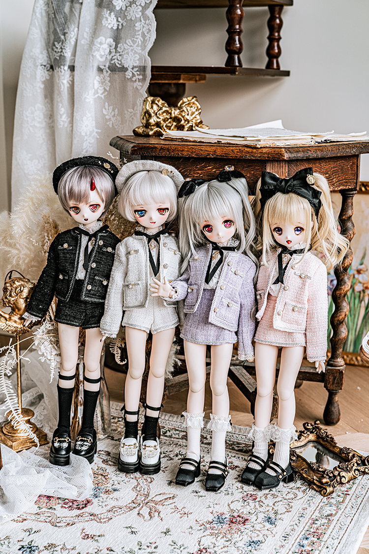 【MELODY.C】BJD MDD四分男女小香风短裤短裙套装-封面