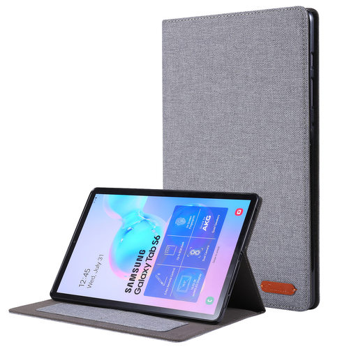 适用于三星Tab S6 T860/T865布纹保护套 智能休眠TPU软胶皮套