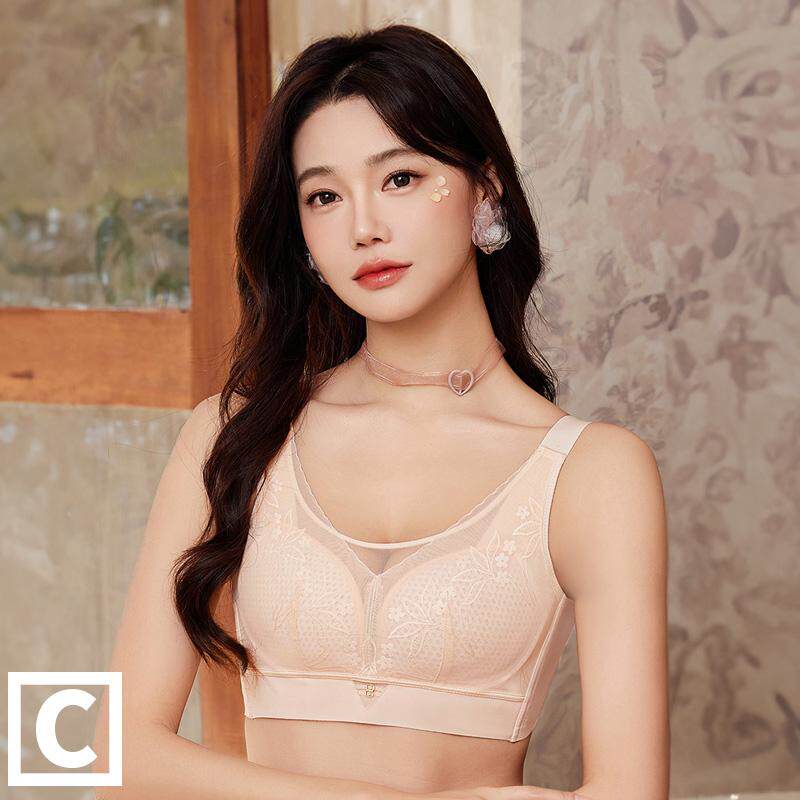 纸片杯文胸诗曼芬无钢圈大胸显小