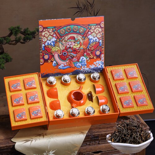 红茶金骏眉安溪乌龙茶铁观音组合茶叶礼盒包装走亲戚节日送礼佳品 - 封面