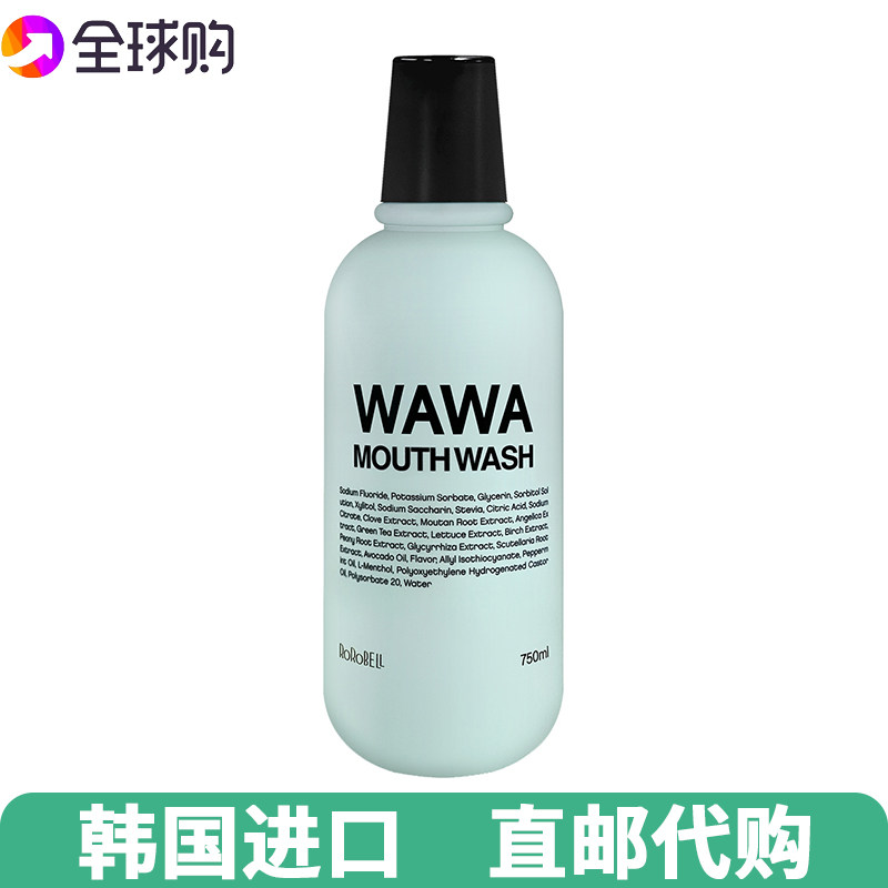【韩国直邮】ROROBELL WAWA漱口水清新口气除口臭750ml