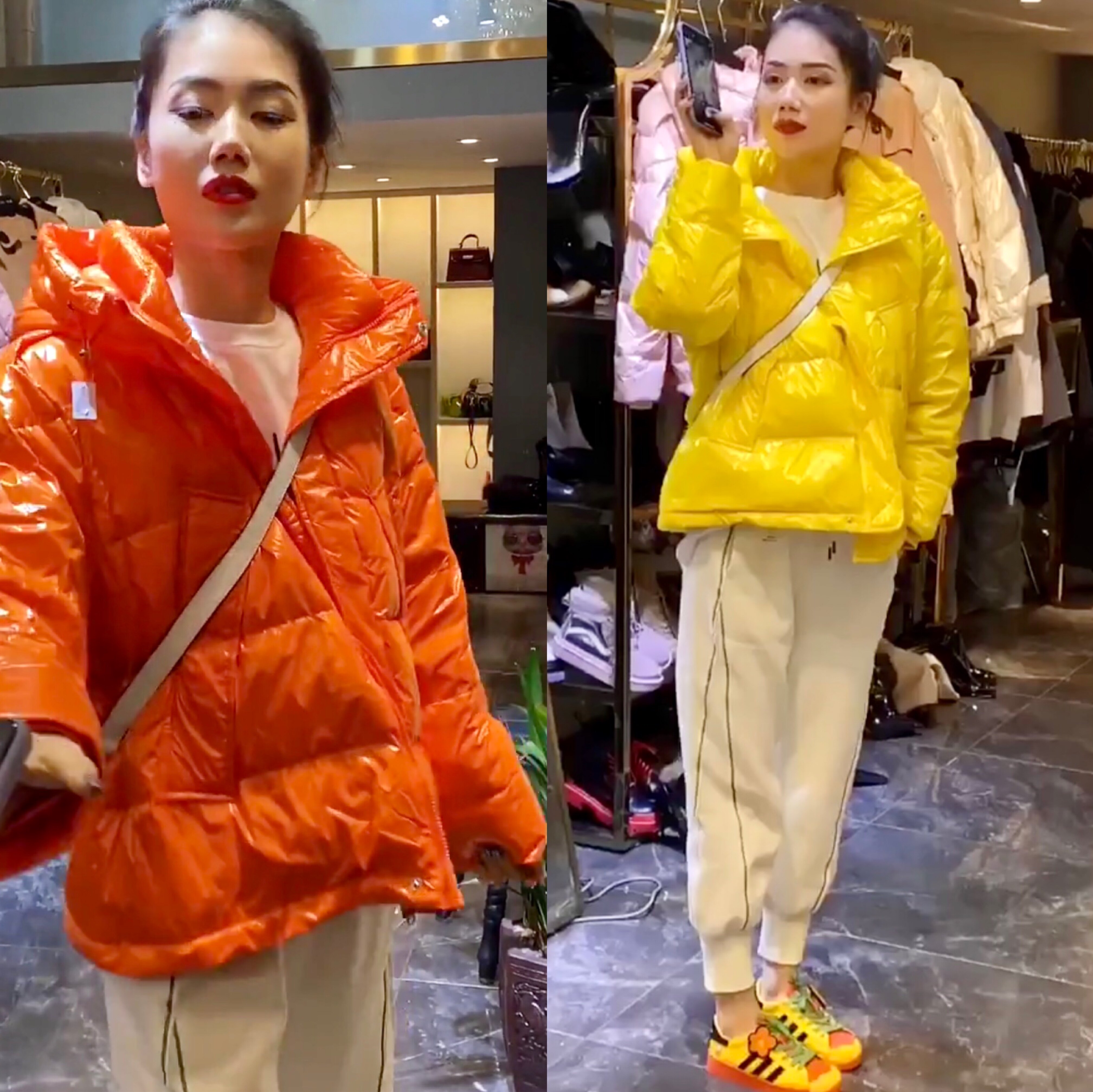 设计感小清新糖果色连帽宽松面包服羽绒棉服显瘦个性网红爆款棉衣