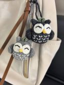 现货 羊毛线猫头鹰玩偶挂件钥匙扣包包挂饰创意礼物可爱动物