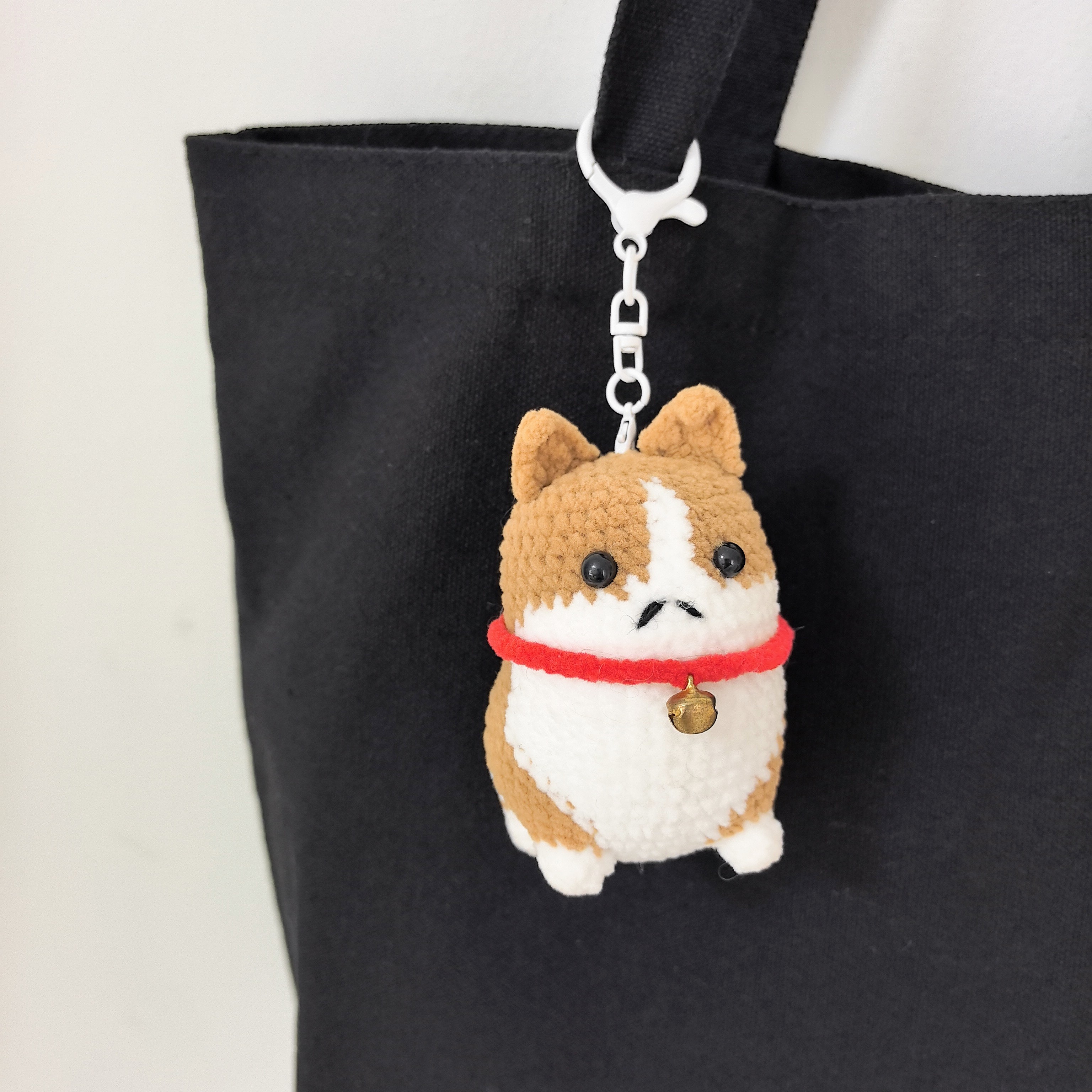 【成品】柯基犬玩偶挂件可爱卡通小狗钥匙扣书包挂饰桌面摆件公仔