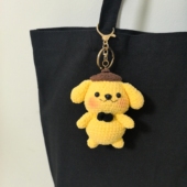 布丁狗卡通动漫玩偶挂件大耳狗钥匙扣桌面摆件三丽鸥狗狗礼物