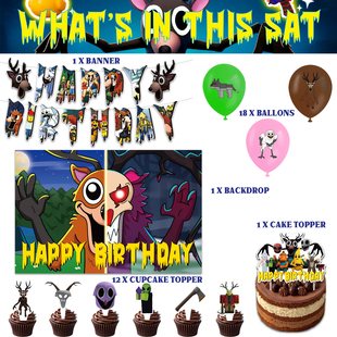 生日派对道具布置99Nights in the Forest森林中的99个夜晚Roblox