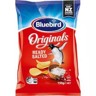 bird薯片原味酸奶酪盐鸡肉膨化 新西兰进口零食Blue 国内现货 代购