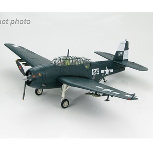 HM 收藏家 HA1217 1/72 美国 TBF 轰炸机 大黄蜂航母 击沉战列舰