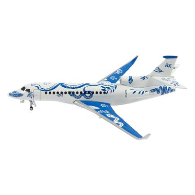 达索 1/200 Falcon 猎鹰 8X 公务机 私人飞机 蛇年特别涂装
