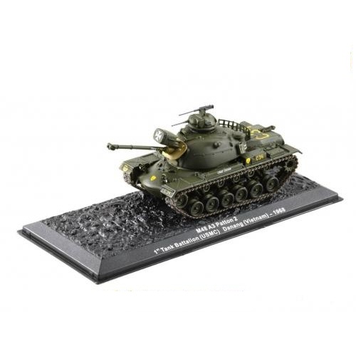 IXO 1/72 美军 M48 A3 PATTON 巴顿 坦克 第一坦克师 越南战争