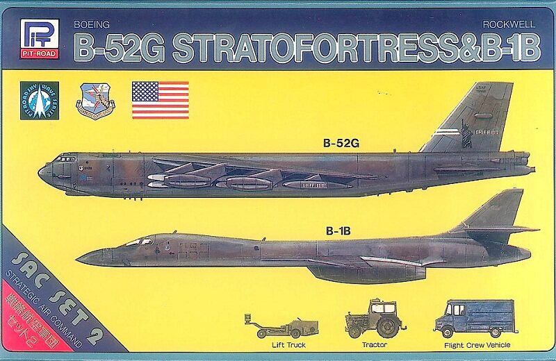 pit road s3 1/700 美军 b52  b1b 轰炸机