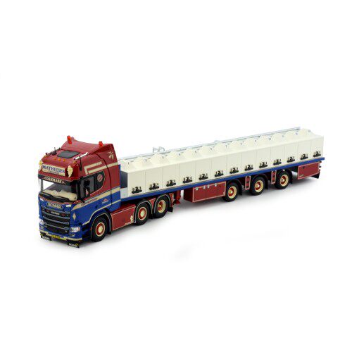 TEKNO 1/50 半挂 鲜活 渔业 水产 运输车 拖车 Mathiesen