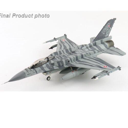 收藏家 HM HA38072 1/72 波兰 F-16C 战斗机 老虎会 坠毁纪念