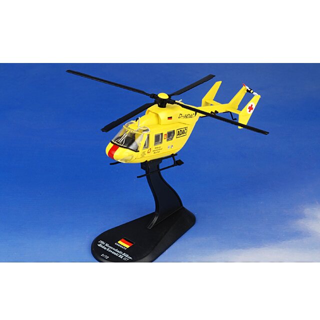 AMER 1/72 欧直 日本川崎 BK117 德国 ADAC 救援 直升机