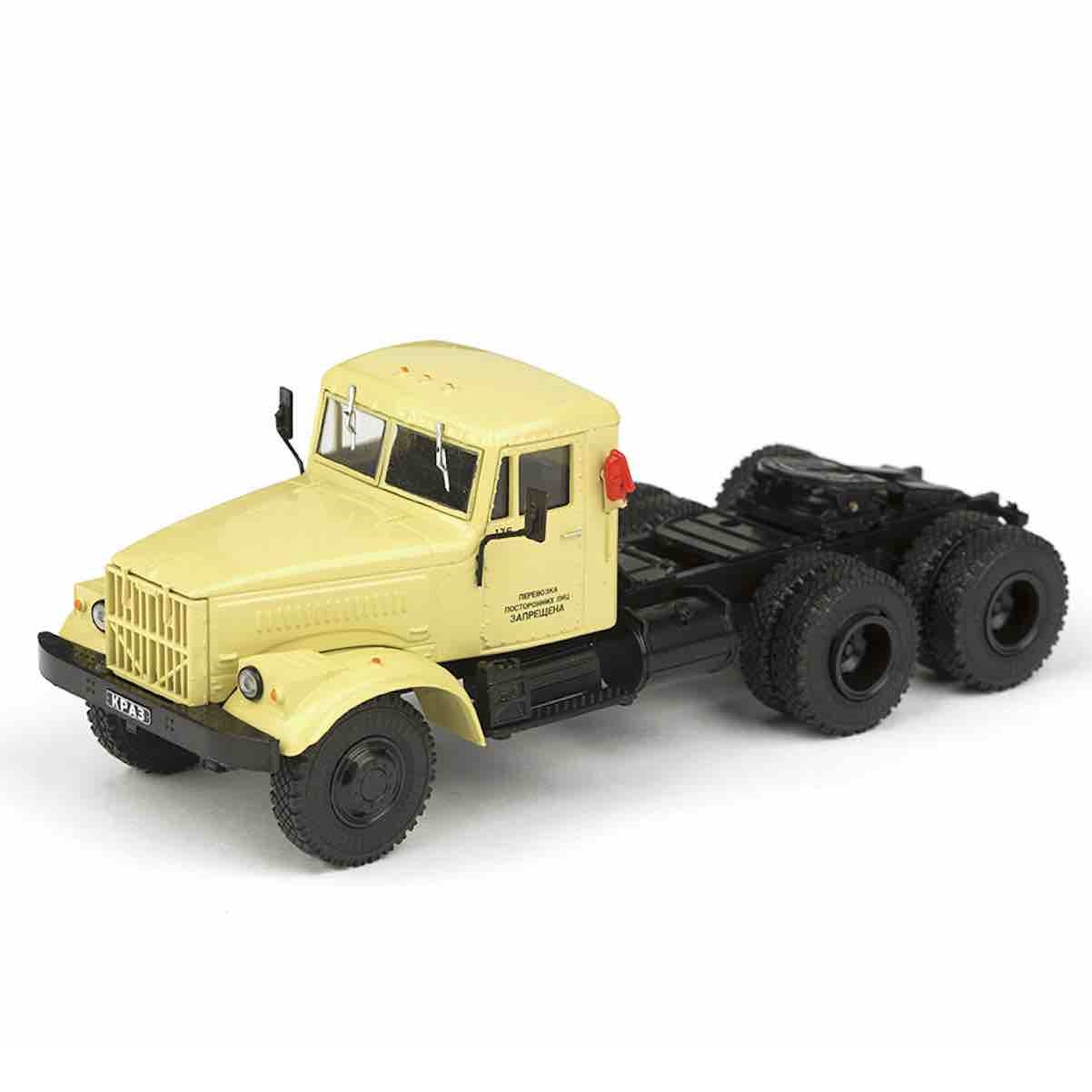 SSM 1/43 俄罗斯 苏联 克拉斯 KRAZ 258 重型 牵引车 卡车 玩具/童车/益智/积木/模型 合金车/玩具仿真车/收藏车模 原图主图