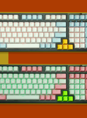 质保三年/透光PBT键帽单个颗大小全套狼蛛F87F75F99机械键盘ATK68