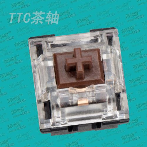 全新cherry茶轴RGB透明轴体机械