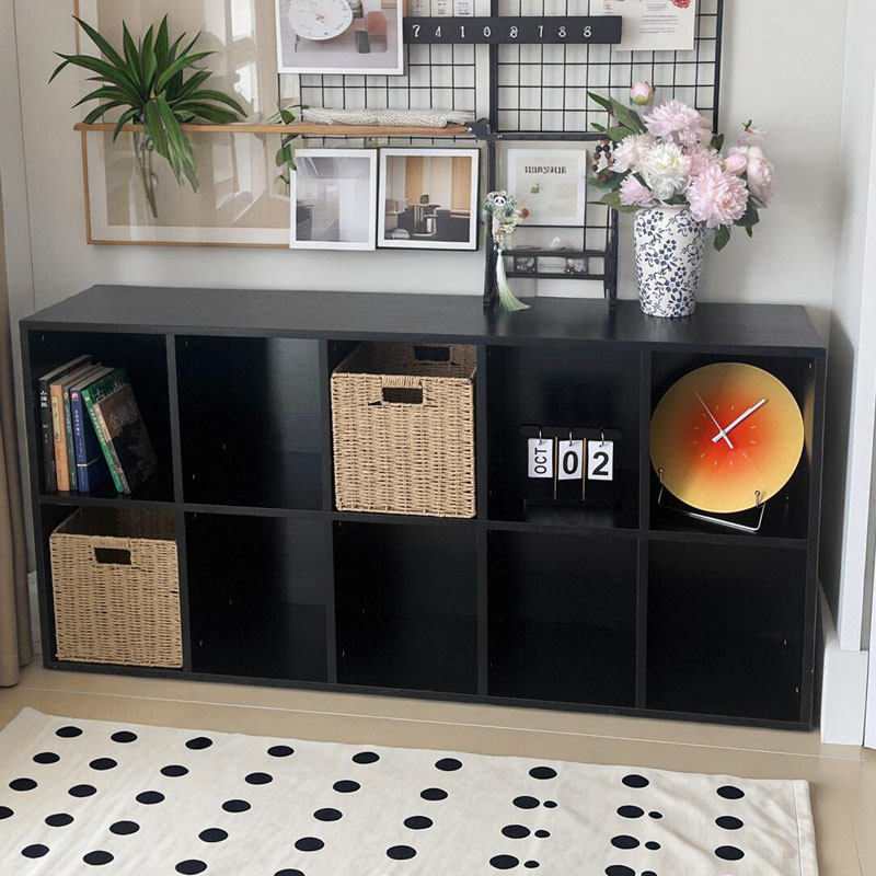 定制黑色柜子格子储物柜