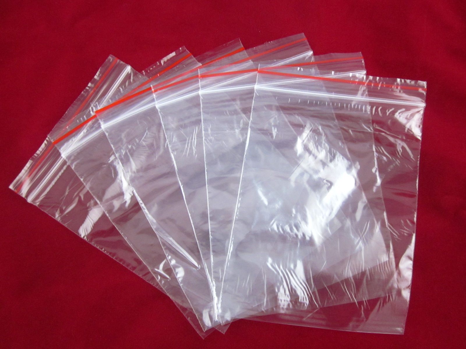透明包装袋自封袋收纳袋夹链袋塑料袋定制包装袋6*9CM*5丝500只