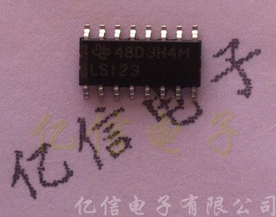 原装正品进口 74系列逻辑芯片 74LS123 LS123 实拍 BOM配套BOM表