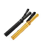 充电防水远射 伸缩变焦广角 手电筒 狼牙棒