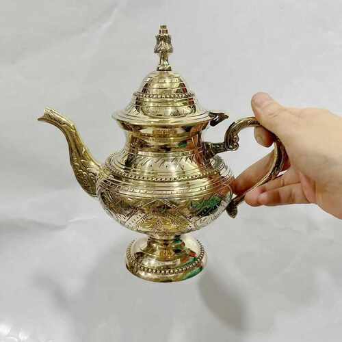 新疆民族特色手工艺玉石镶嵌茶具