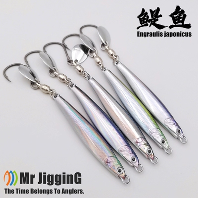 2025新款Mr JigginG海钓船钓快抽马鲛刀鱼鲅鱼专杀亮片钩鳀鱼铁板
