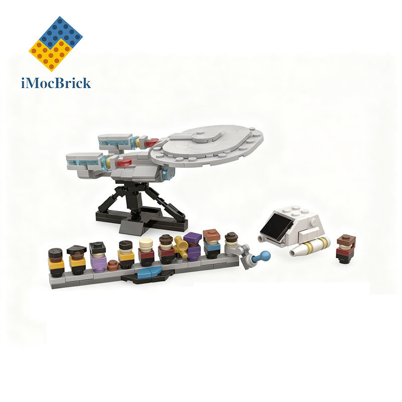 214pcs国产积木玩具企业号D和穿梭舱 MINI版MOC-242237