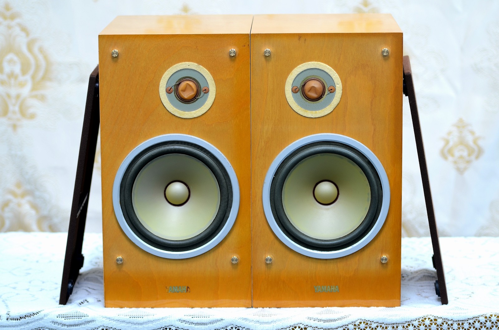 原装进口HIFI音响YAMAHA/雅马哈 A NS-1 经典豪华发烧 书架音箱