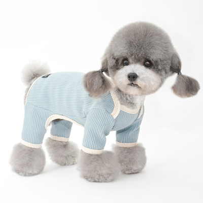 狗狗纯棉雪纳瑞休闲风四脚衣弹力