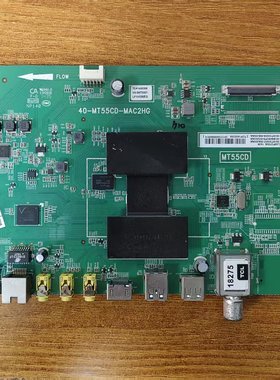 原装 TCL L48F3700A电视主板40-MT55CD-MAC2HG屏LVF480ND2L实物图