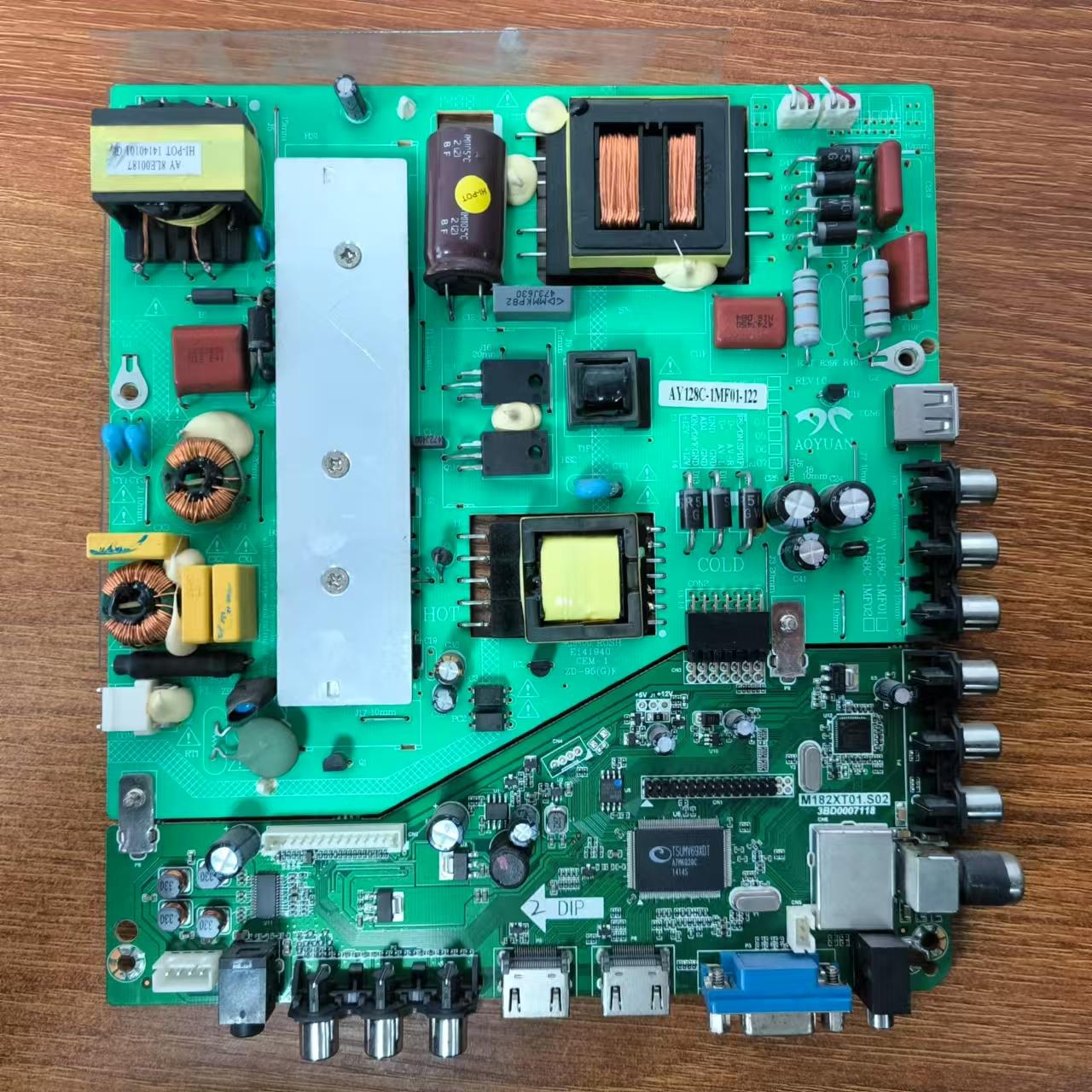 原装三洋48CE468D主板M182XT01.S02电源板AY128C-1MF01-122实拍图