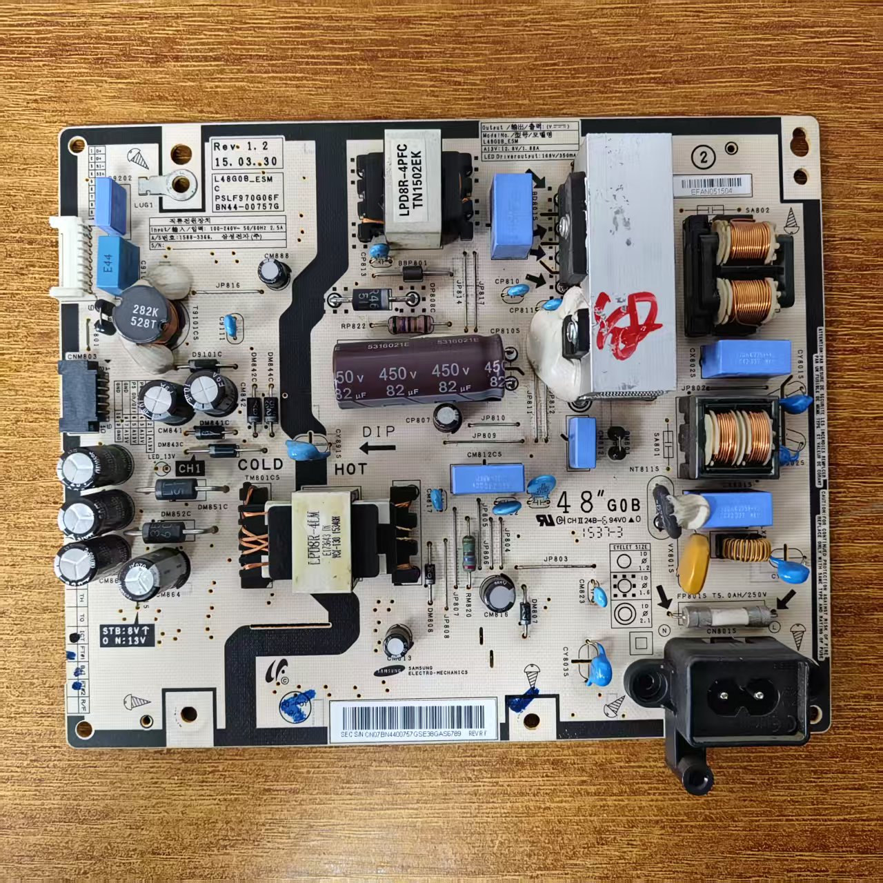 原装拆机三星UA48H4288AJXXZ电源板BN44-00757G L48G0B_ESM实物图