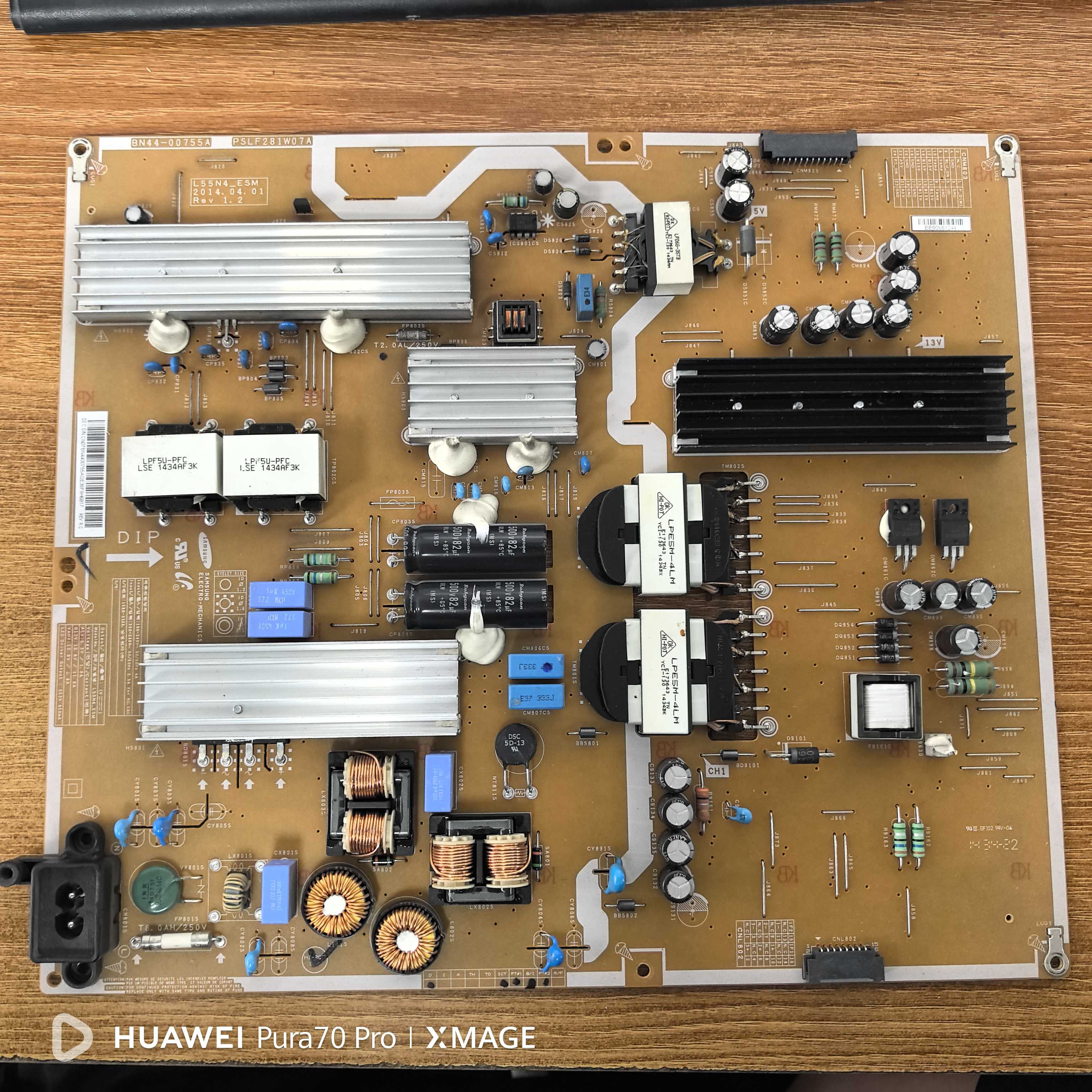 三星UA55HU7000J电视电源板