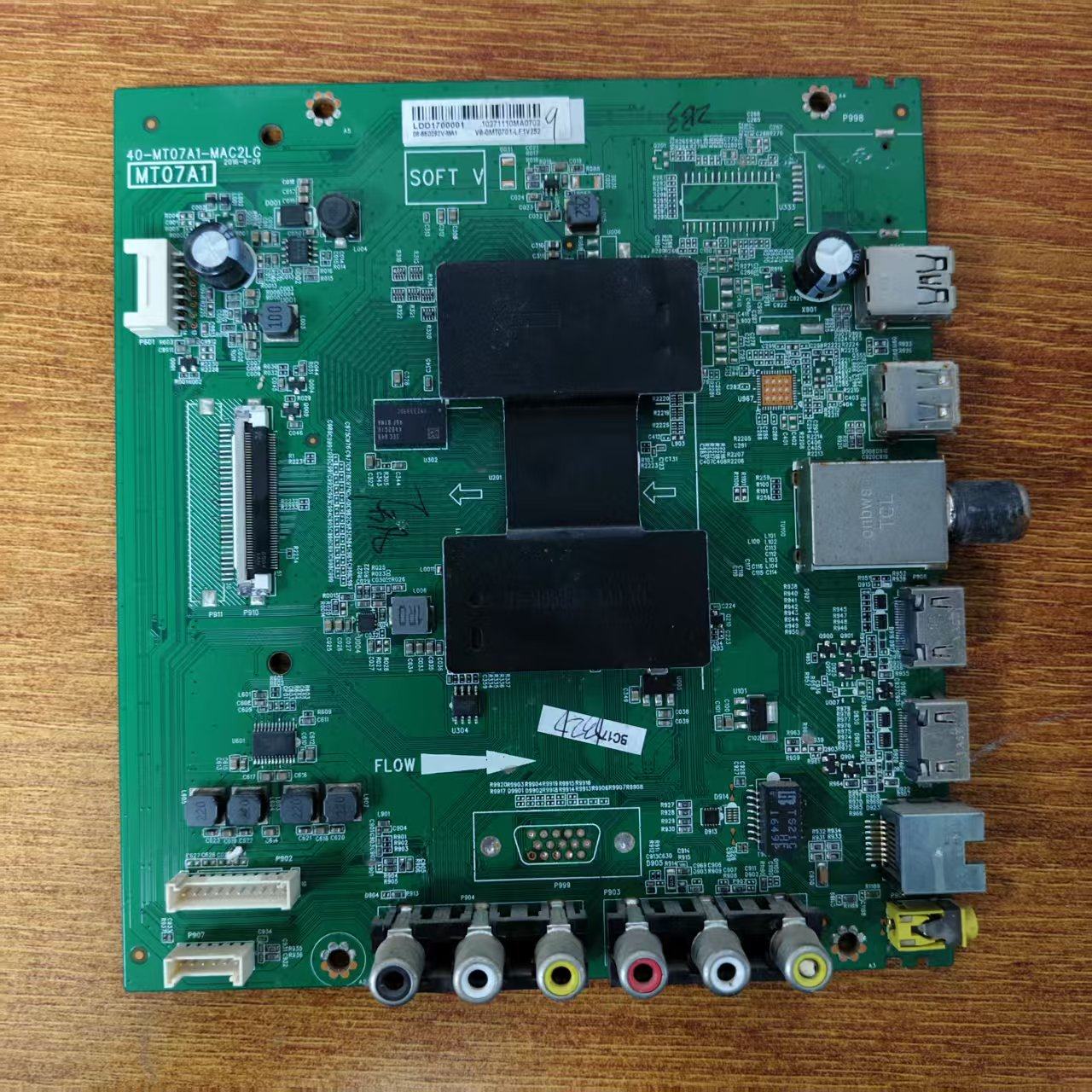 原装现货 TCL D55A810电视主板40-MT07A1-MAC2LG屏LVF550CS0T实拍