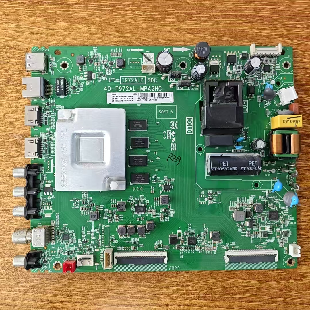 原装 TCL 55L8电视主板40-T972AL-MPA2HG屏LVU550NDEL SS9W01测好