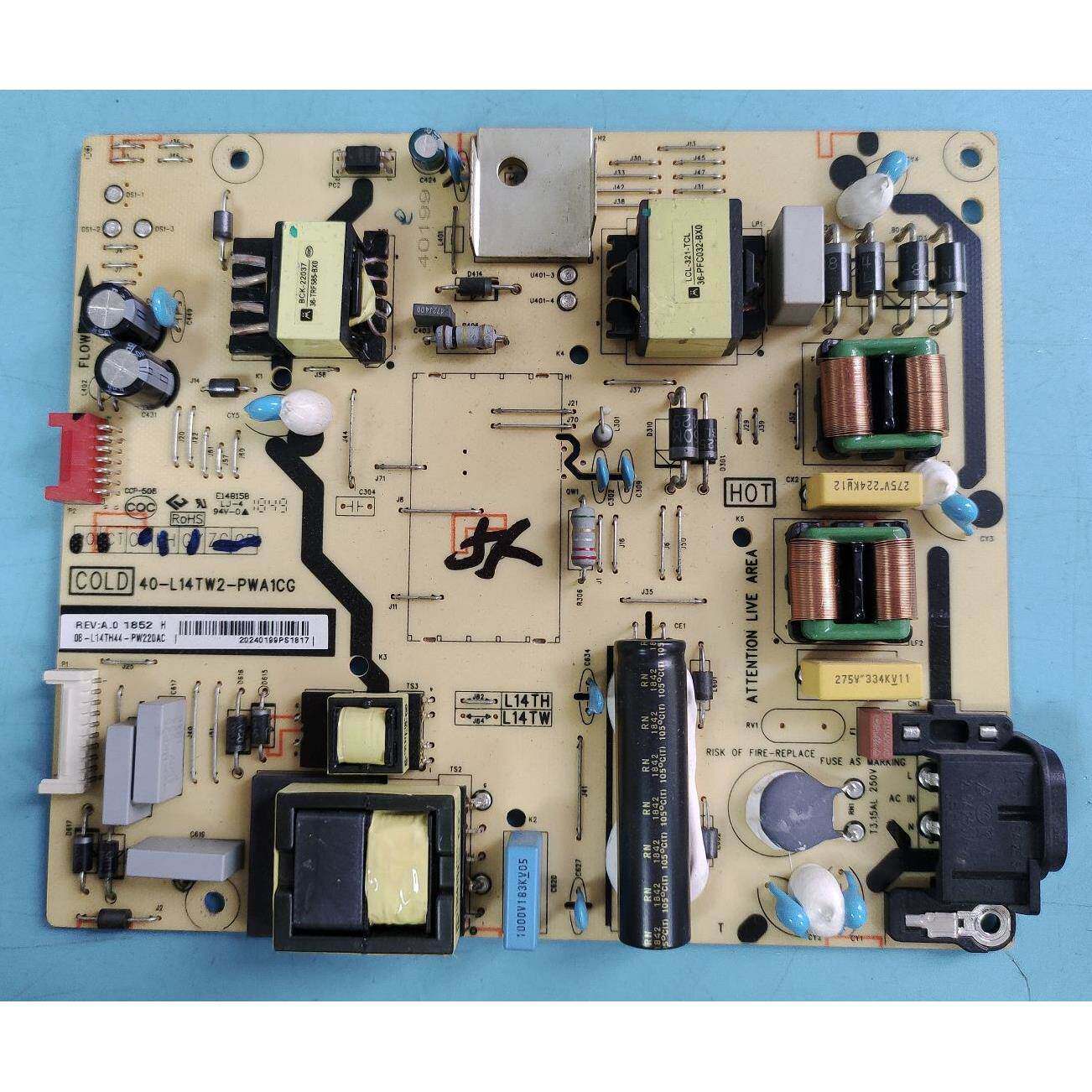 瑞A原装TCL 55A950C 55C6 55N3电源板40-L14TW2-PWA1CG 08-L14TH4